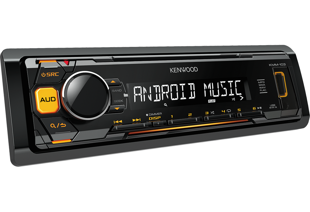 Radio MP3 Player cu intrari USB si AUX Kenwood KMM-103AY - imagine 3