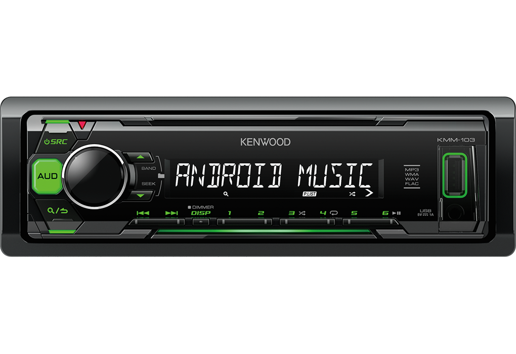 Radio MP3 Player cu intrari USB si AUX Kenwood KMM-103GY