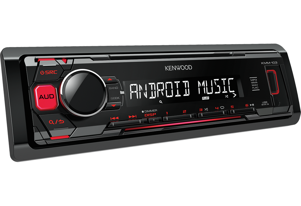 Radio MP3 Player cu intrari USB si AUX Kenwood KMM-103RY - imagine 3