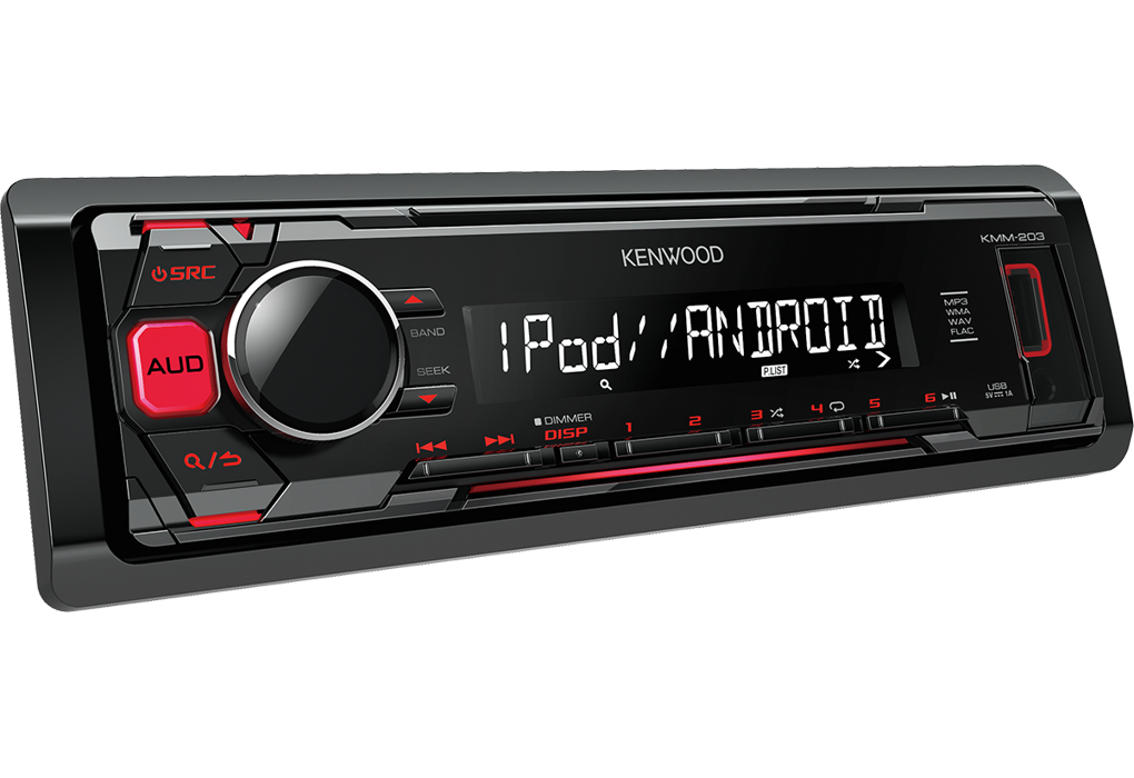 Radio MP3 Player cu intrari USB si AUX Kenwood KMM-203 - imagine 3